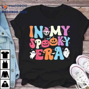 Halloween In My Spooky Era Ghost Groovy Shirt