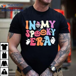 Halloween In My Spooky Era Ghost Groovy Tshirt