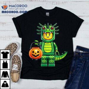 Halloween Master Builder Dragon Kids Building Blocks Bricks Tshirt