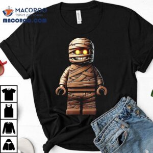 Halloween Master Builder Mummy Kids Building Blocks Bricks Shirt
