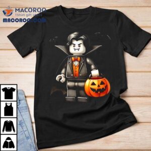 Halloween Master Builder Vampire Kids Building Blocks Bricks Shirt