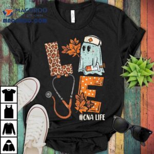 Halloween Nurse Assistans Love Cna Life Stethoscope Tshirt