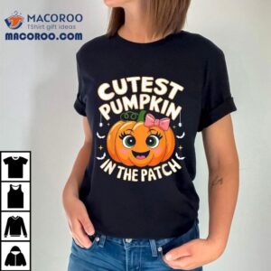 Halloween S For Girls Kids Cutest Pumpkin In The Patch Tshirt