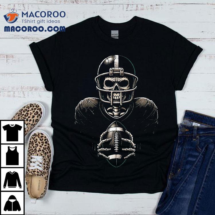 Halloween Skeleton Football Player Spooky Sports Graphic Shirt Halloween Skeleton Football Player Spooky Sports Graphic Shirt