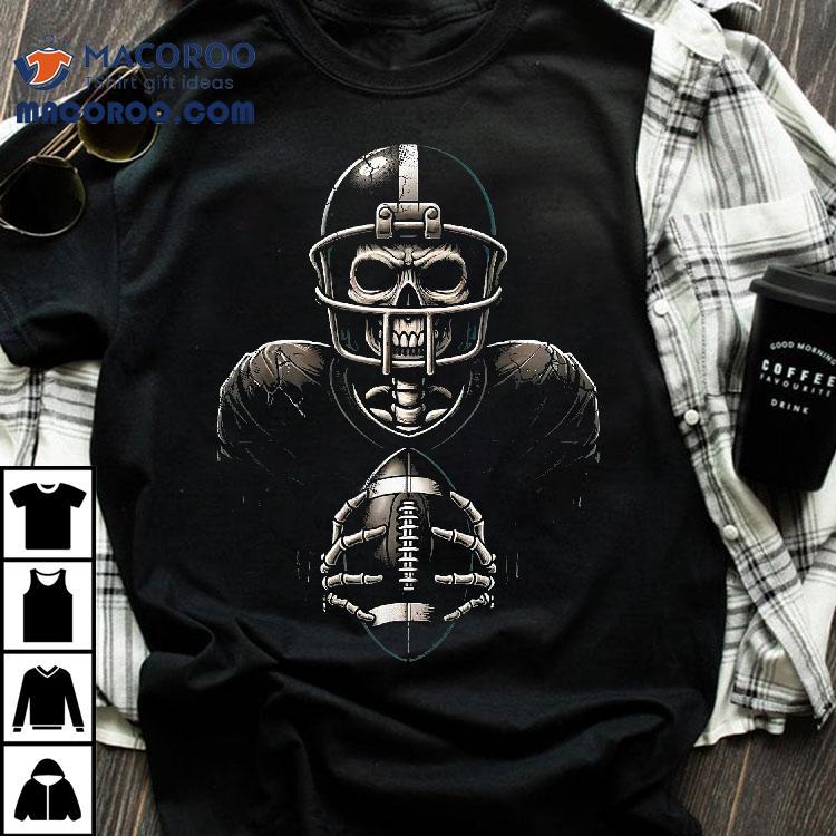 Halloween Skeleton Football Player Spooky Sports Graphic Shirt Halloween Skeleton Football Player Spooky Sports Graphic Shirt