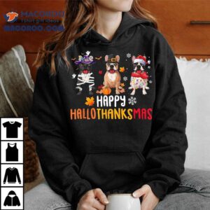 Halloween Thanksgiving Christmas Funny French Bulldog Dogs Shirt