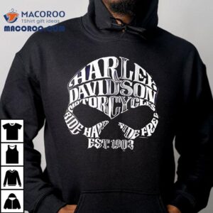 Harley Davidson Motorcycle Est Mask Tshirt