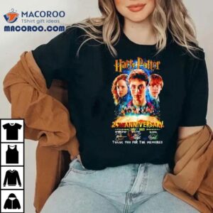 Harry Potter Th Anniversary Thank You For The Memories Tshirt