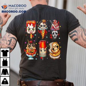 Horror Movie Summer Popsicle Halloween Ice Cream Summerween Tshirt