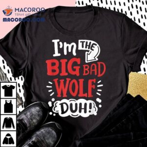 I M The Bad Wolf Funny Easy Halloween Costume Kids Tshirt