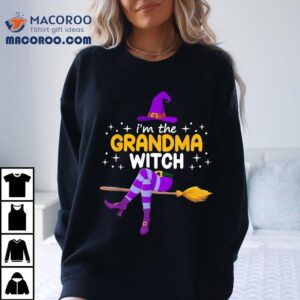 Im The Grandma Witch Halloween Family Matching Group Costume Tshirt