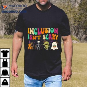 Inclusion Isn T Scary Slp Halloween Groovy Sped Teacher Tshirt