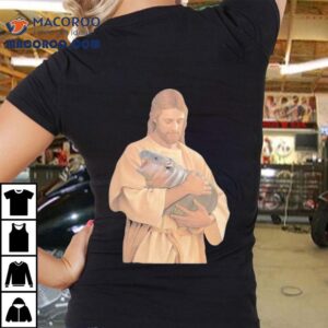 Jesus Moo Deng Shirt 2 Jesus Moo Deng Tshirt