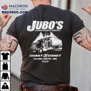 Jubo's Express Delivery Transport Coast 2 Coast Pay Jubo Shirt 1 Jubo S Express Delivery Transport Coast Coast Pay Jubo Tshirt