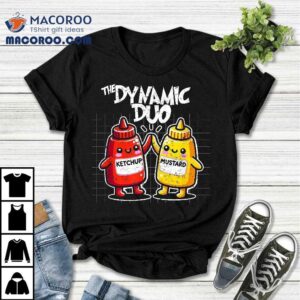 Ketchup Mustard Dynamic Duo Best Friends Funny Condit Shirt