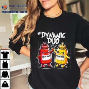 Ketchup Mustard Dynamic Duo Best Friends Funny Condi Tshirt