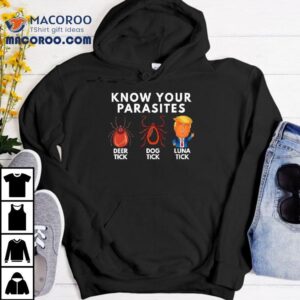 Know Your Parasites Deer Tick Dog Tick Luna Tick Anti Trump Shirt