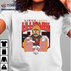 Linus Ullmark Ottawa Senators Hockey Caricature Tshirt