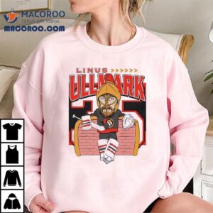 Linus Ullmark Ottawa Senators Hockey Caricature Tshirt