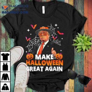Make Halloween Great Again Funny Trump Spooky Season Witch Shirt