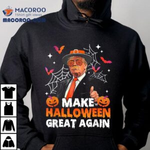 Make Halloween Great Again Funny Trump Spooky Season Witch Tshirt
