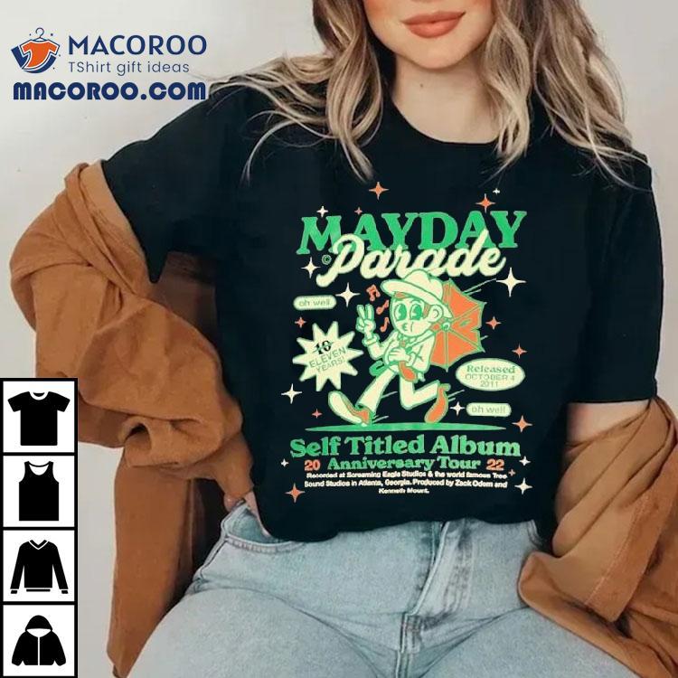 Mayday Parade Oh Well Released Self Titled Album Anniversary Tour Shirt Mayday Parade Oh Well Released Self Titled Album Anniversary Tour Shirt