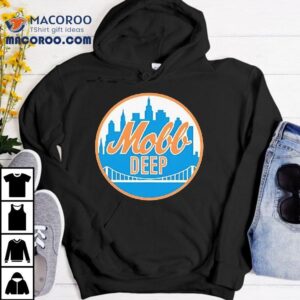 Mobb Deep Style New York Mets Logo Tshirt