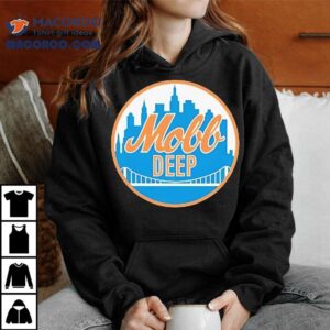 Mobb Deep Style New York Mets Logo Tshirt