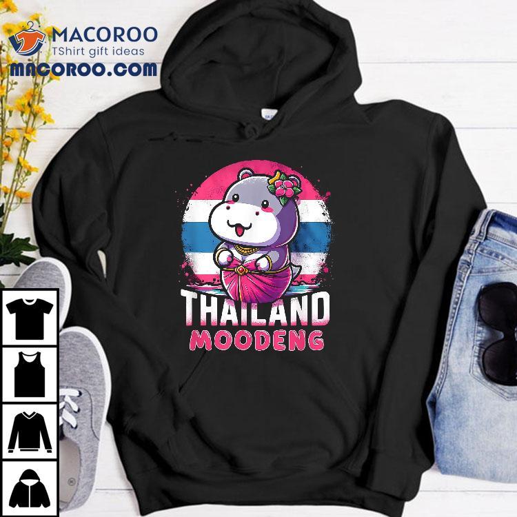 Moodeng Mudeng Cute Funny Viral Hippo Thai Thailand Zoo Meme Shirt Moodeng Mudeng Cute Funny Viral Hippo Thai Thailand Zoo Meme Shirt