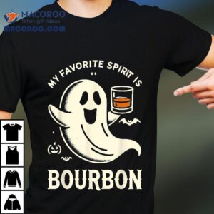 My Favorite Spirit Is Bourbon Halloween Party Tshirt