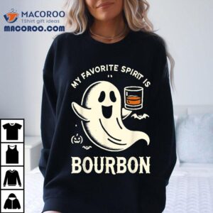 My Favorite Spirit Is Bourbon Halloween Party Tshirt