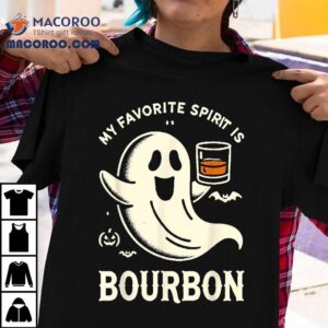 My Favorite Spirit Is Bourbon Halloween Party Tshirt
