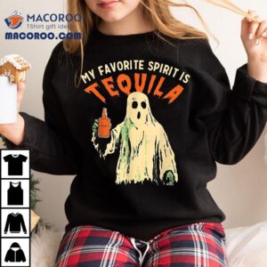 My Favorite Spirit Is Tequila Funny Halloween Party Adult Shirt