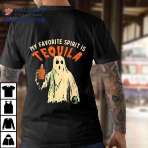 My Favorite Spirit Is Tequila Funny Halloween Party Adul Tshirt