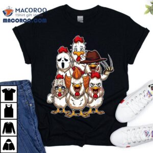 My Little Horror Crew Halloween Chicken Movie Tshirt