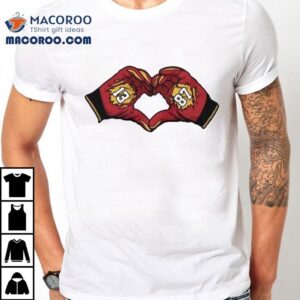 Nazeeh Johnson And Travis Kelce Heart Kansas City Chiefs Shirt 2 Nazeeh Johnson And Travis Kelce Heart Kansas City Chiefs Tshirt