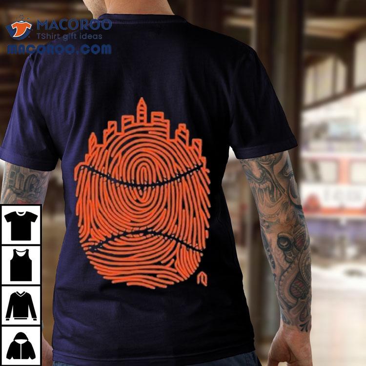 New York Mets Skyline Fingerprint Performance Shirt New York Mets Skyline Fingerprint Performance Shirt