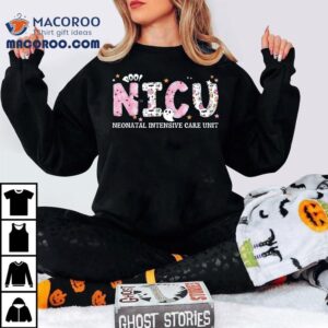 Nicu Nurse Halloween Spooky Pumpkin Neonatal Intensive Care Shirt