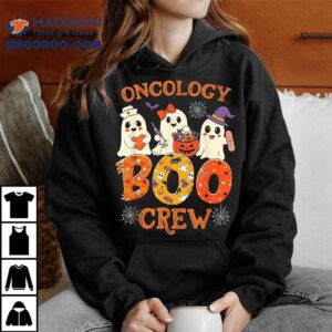 Oncology Boo Crew Funny Ghost Halloween Spooky Costume Nurse Shirt