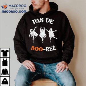 Pas De Boo R Amp Atilde Amp Copy E Ghost Ballet Dancer Halloween Dance Teacher Tshirt