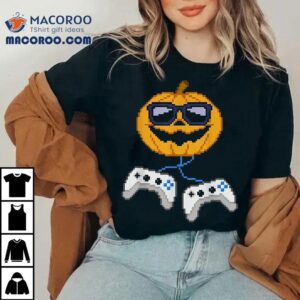 Pixel Perfect Jack-o-lantern Gamer Shirt