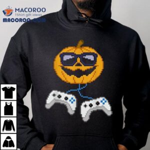 Pixel Perfect Jack-o-lantern Gamer Shirt