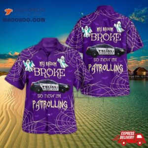 Plant City Police Department Halloween Hawaiian Shirt