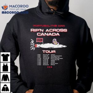 Portugal. The Man Rip N Across Canada Tour Shirt 3 Portugal The Man Rip N Across Canada Tour Tshirt
