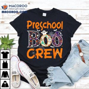 Preschool Boo Crew Funny Halloween Teacher Shirt