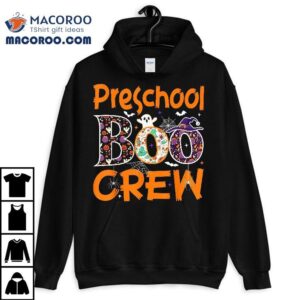 Preschool Boo Crew Funny Halloween Teacher Tshirt