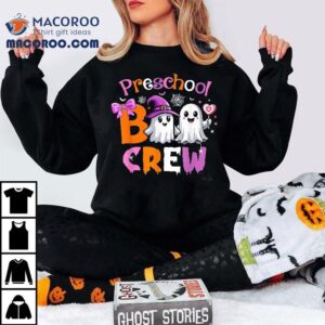 Preschool Boo Crew Halloween Costume Teacher Kid Shirt