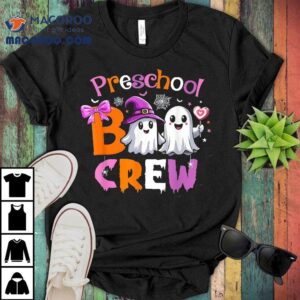 Preschool Boo Crew Halloween Costume Teacher Kid Tshirt