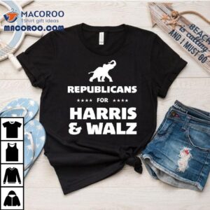 Republicans For Kamala Harris And Tim Walz Tshirt