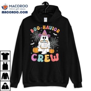 Retro Boo-havior Crew Behavior Analyst Halloween Aba Rbt Shirt